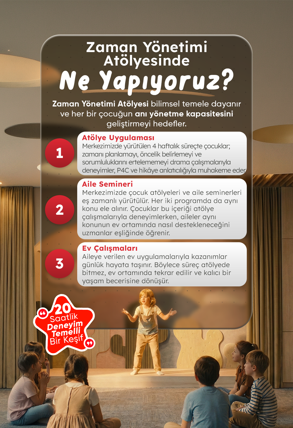 ZAMAN YÖNETİMİ ATÖLYESİNDE NE YAPIYORUZ?
